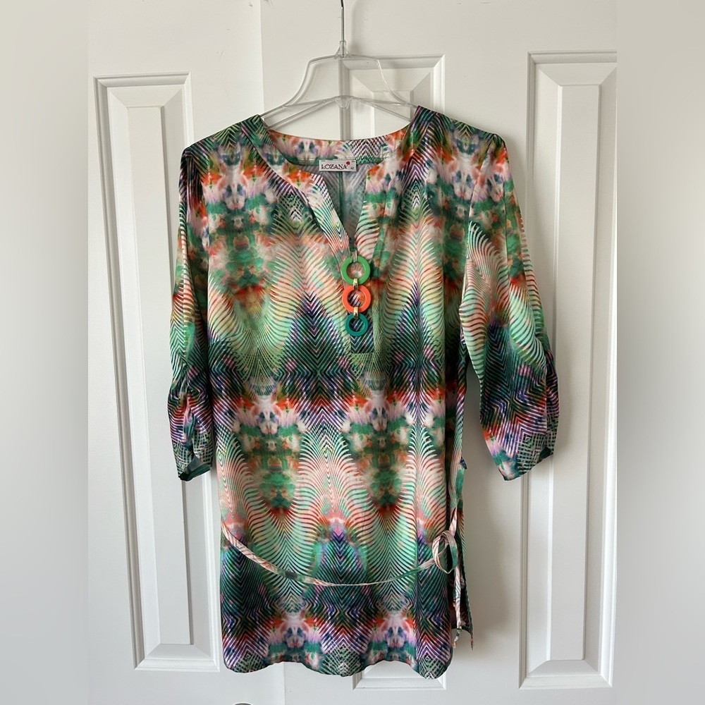 Lozana multicolored beach tunic